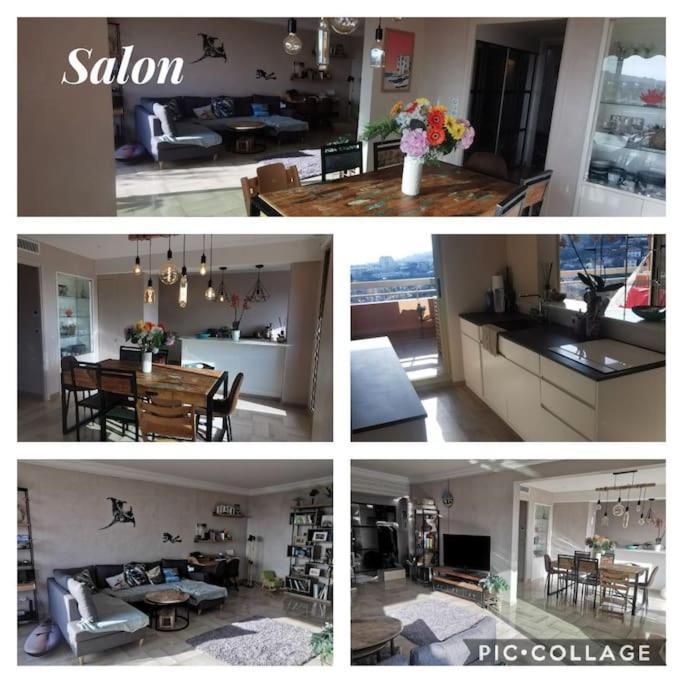 Appartement Nice Centre Vue Mer Avec Piscine Pour Famille, Couple D'Amis Pas De Groupes De Jeunes Autorises Exterior foto