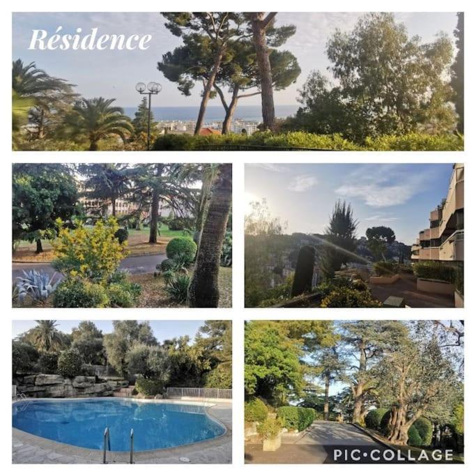 Appartement Nice Centre Vue Mer Avec Piscine Pour Famille, Couple D'Amis Pas De Groupes De Jeunes Autorises Exterior foto